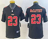 Youth San Francisco 49ers #23 Christian McCaffrey Black Red Fashion Vapor Limited Stitched Jersey,baseball caps,new era cap wholesale,wholesale hats